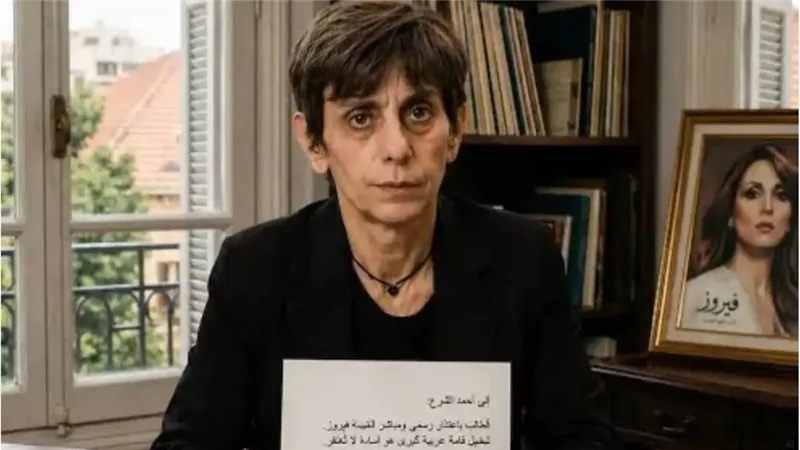 حقيقة رسالة ابنة فيروز لـ الجولاني.. نضال الأحمدية تكشف سر الصورة المفبركة