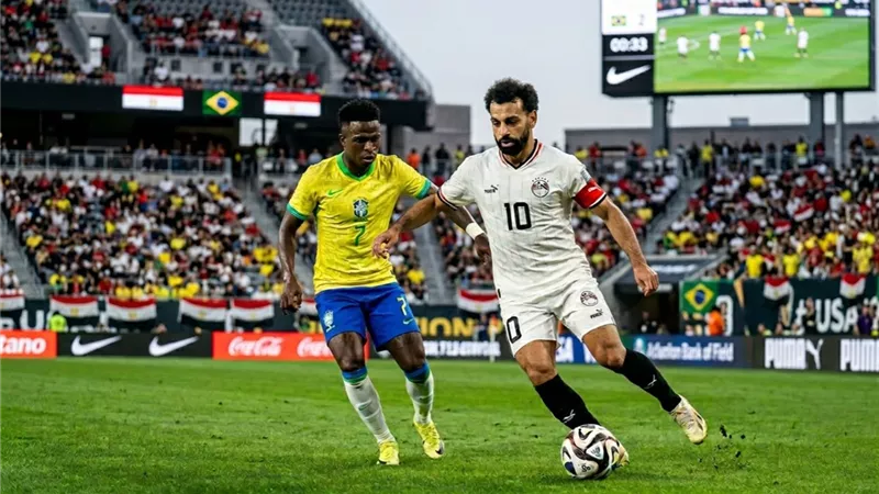 موعد مباراة مصر والبرازيل.. موقف صلاح وأبرز نجوم راقصي السامبا