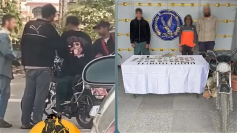 بحوزتهم حشيش وسلاح.. ضبط 3 أشخاص بالإسماعيلية ظهروا في فيديو ترويج مخدرات