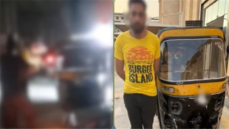 ضبط سائق توك توك يسير عكس الاتجاه في الجيزة بعد تداول فيديو