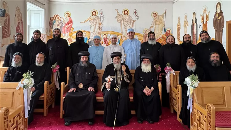 البابا تواضروس الثاني يلتقي مجمع رهبان دير القديس الأنبا أنطونيوس بالنمسا
