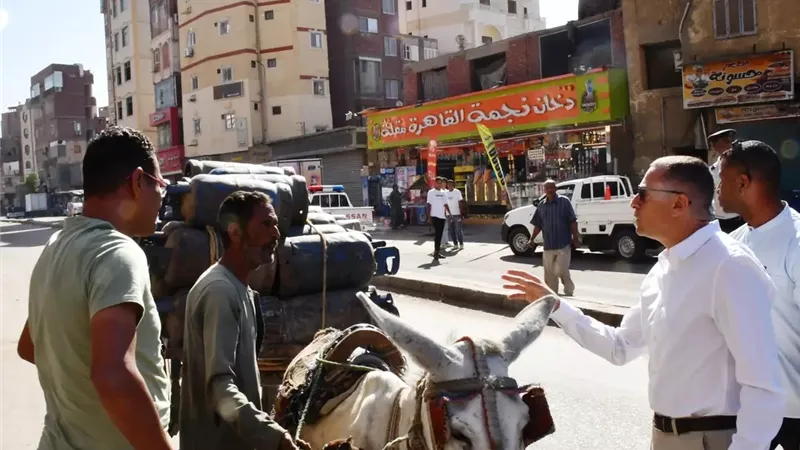 محافظ أسوان: ضبط مخالفات تموينية وتشديدات حاسمة لإعادة الانضباط للشارع الأسوانى