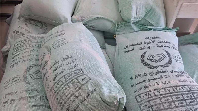 محافظ أسيوط: ضبط 32 شيكارة دقيق بلدي مدعم قبل تهريبه للسوق السوداء في أبوتيج