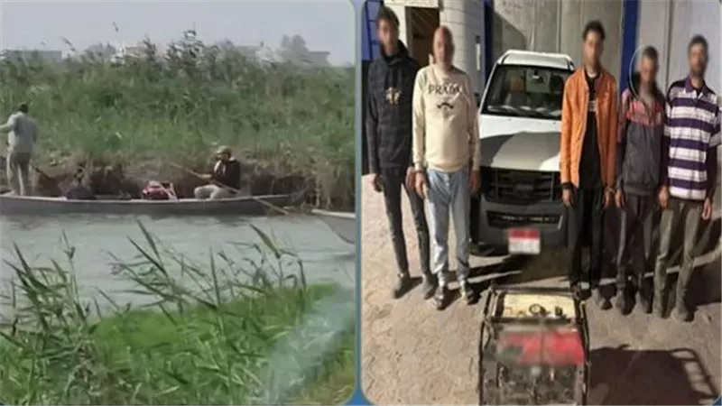 القبض على 5 صيادين لاتهامهم بصيد الأسماك بصاعق كهربائى في بوسعيد 