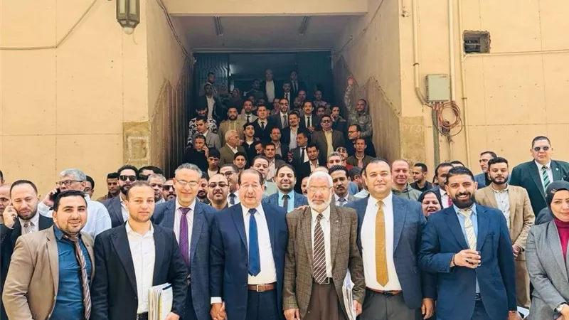 محامو الشرقية ينظمون وقفة احتجاجية للاعتراض على فرض رسوم قضائية جديدة
