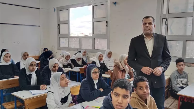 وكيل تعليم دمياط: كثافة طلابية غير مسبوقة في إدارة الروضة