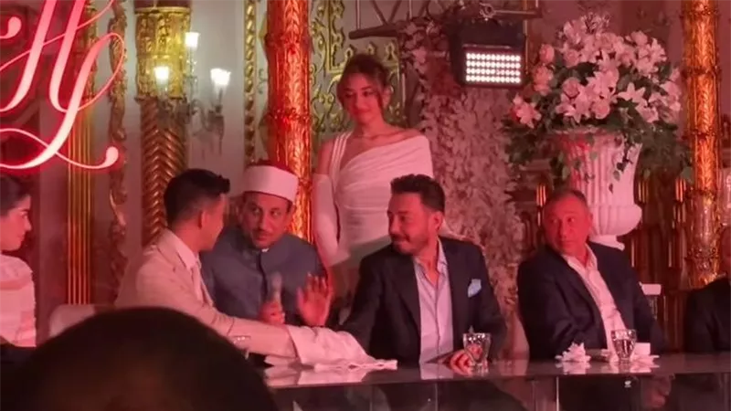 ملك  زاهر توجه رسالة لشقيقتها بعد عقد قرانها اليوم 