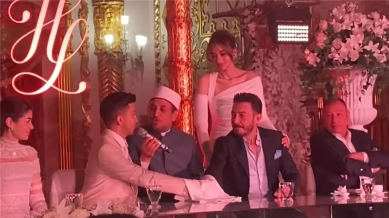 ليلى أحمد زاهر تعلن عقد قرانها وتشارك الجمهور لحظات مميزة من الاحتفال