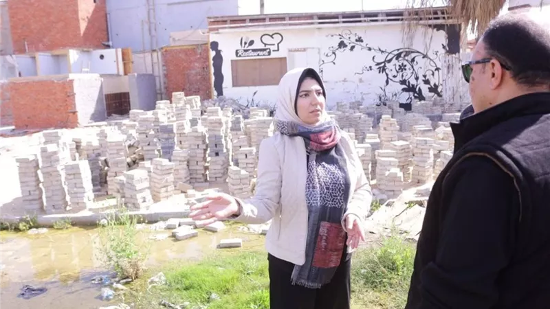نائب محافظ دمياط تتفقد استعدادات حديقة جاردينيا قبل شم النسيم |صور