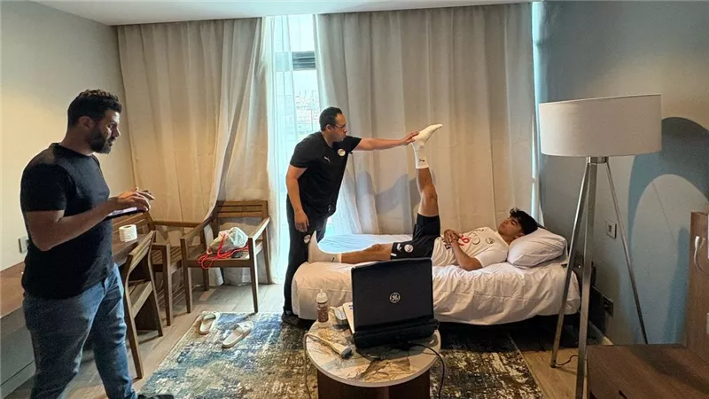كشف طبي للاعبي منتخب الشباب قبل إعلان قائمة أمم إفريقيا
