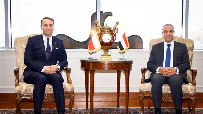 وزير الخارجية يجري مشاورات سياسية مع نظيره البولندي
