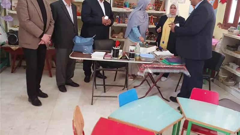 مدير تعليم المنوفية يفتتح البرنامج التدريبي لسطر برايل الإلكتروني بمدرسة النور