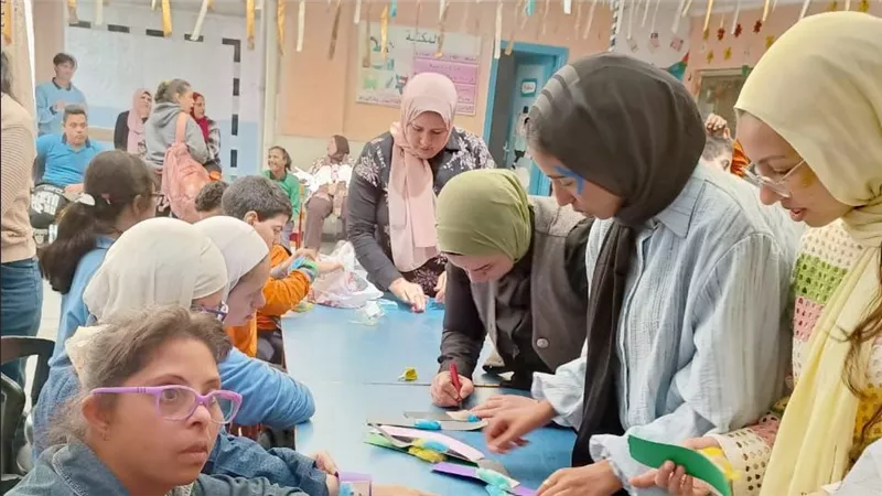 يوم ثقافي فني لأطفال ذوي الهمم ضمن 