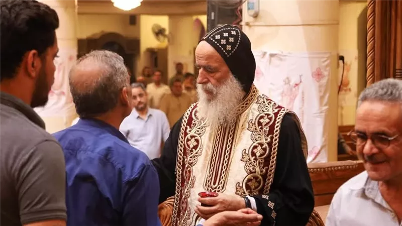 الأنبا بيمن يترأس القداس الإلهي لتذكار تكريس كنيسة السيدة العذراء مريم الأثرية