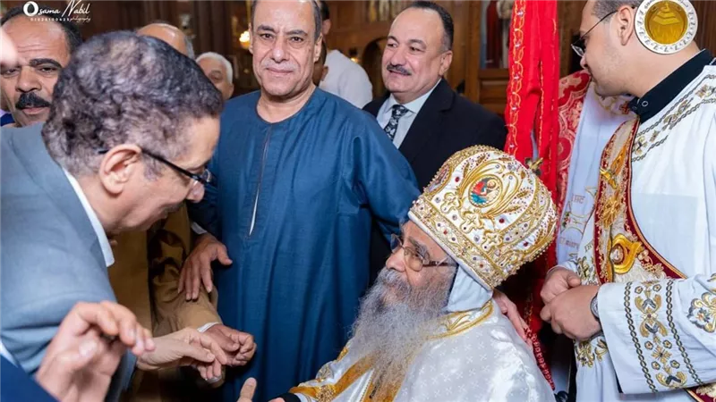 «الشعب الجمهوري» بالفيوم يزور كنيسة مار جرجس لتهنئة الأقباط بعيد القيامة