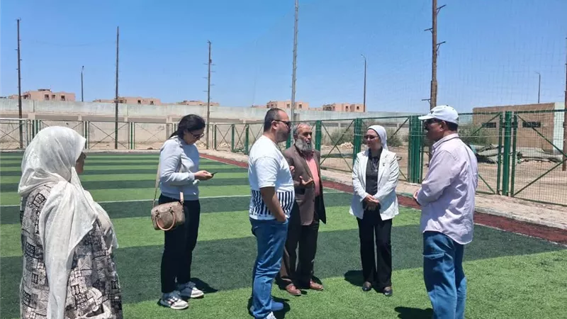 متابعة مشروعات الشباب والرياضة بالسويس لضمان سرعة التنفيذ وجودة الانشاءات