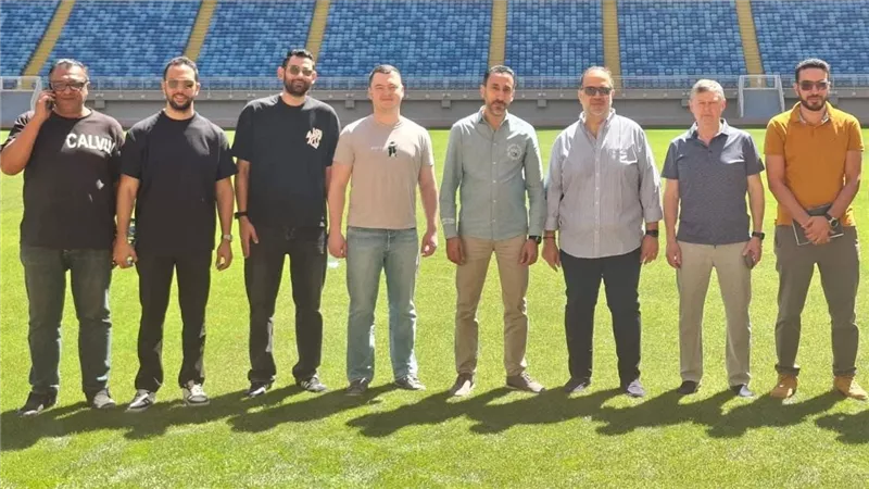 بقيادة العطار.. جولة تفقدية لفريق المتحدة ووفد الاتحاد الروسي لاستاد العاصمة