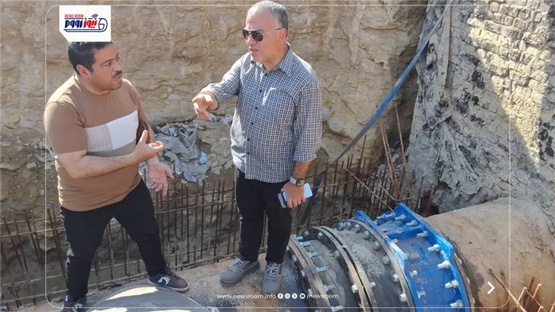 رئيس مياه الفيوم يوجه بسرعة إنهاء الأعمال المرحلة الثالثة بمحطة العزب الجديدة