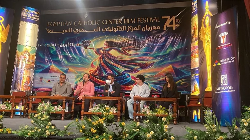 بندوة الكاثوليكي.. مالك عماد وفريدة حمدي يتحدثان عن مشاركتهما في فيلم 6 أيام 
