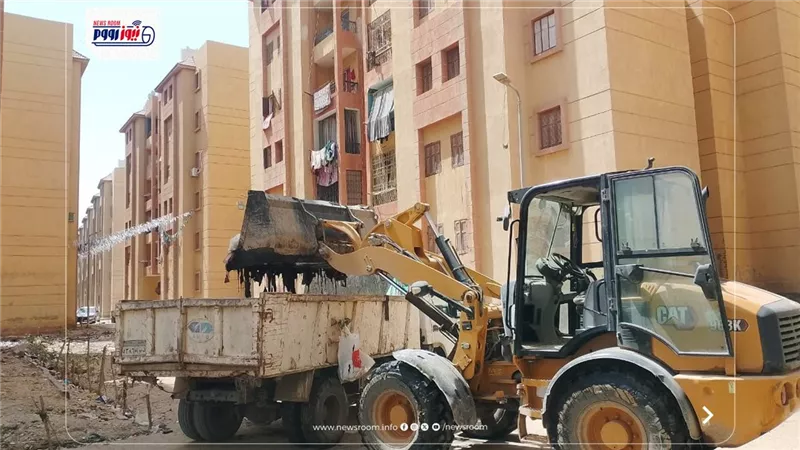 حملات مكثفة للنظافة ورفع الإشغالات وتحسين المظهر الحضاري بمركزي سنورس وطامية
