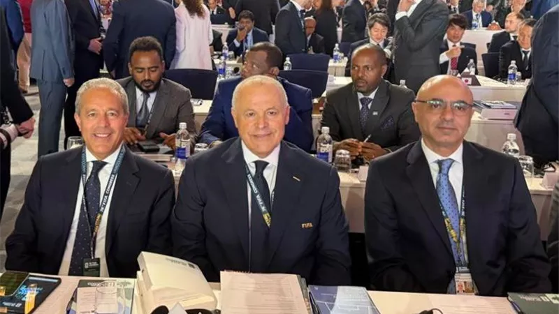 أبو ريدة ووفد الاتحاد المصري يشاركون بكونجرس 