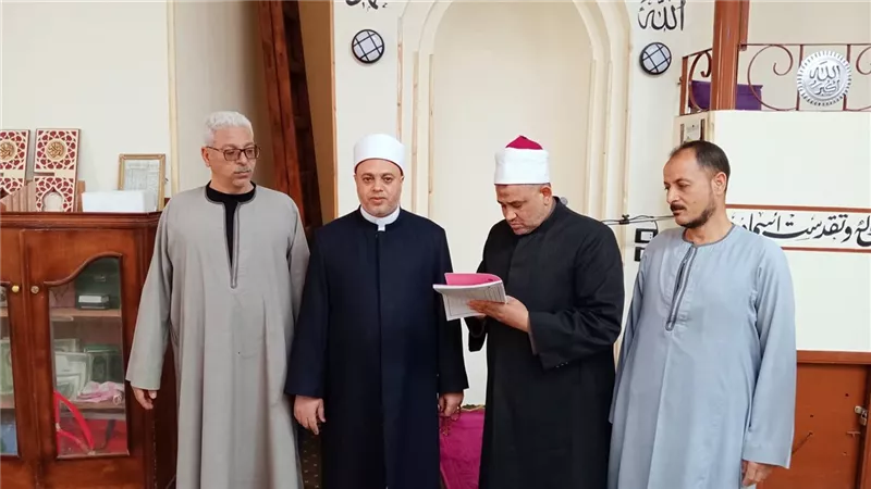 جولة تفتيشية مفاجئة لوكيل أوقاف أسيوط على مساجد 