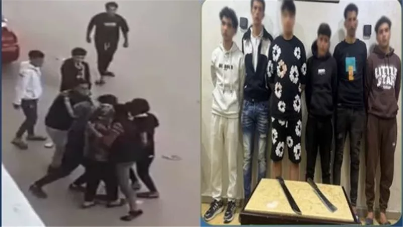 خناقة شوارع بسبب الفلوس.. ضبط 6 أشخاص طرفي مشاجرة الأسلحة البيضاء بالبرلس