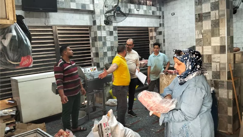 بنى سويف: ضبط كبدة وكفتة ودهون غير صالحة و53 شيكارة ملح متحجر
