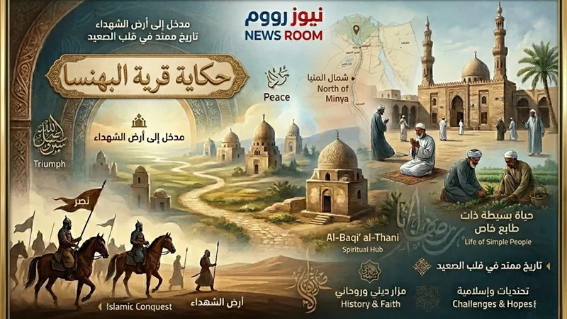 حكاية قرية البهنسا.. حيث يلتقي التاريخ بالإيمان في «البقيع الثاني» بالمنيا