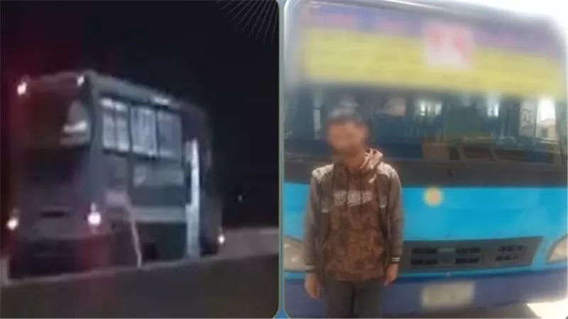لاختصار الطريق.. سقوط سائق عرض حياة المواطنين للخطر في القاهرة 