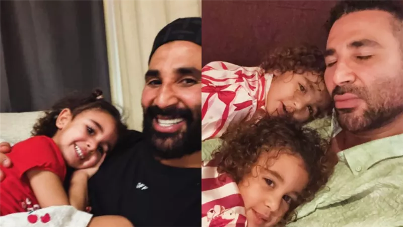 أحمد سعد يهنئ ابنته بعيد ميلادها: صغيرة بس حضنها أكبر من أي حضن