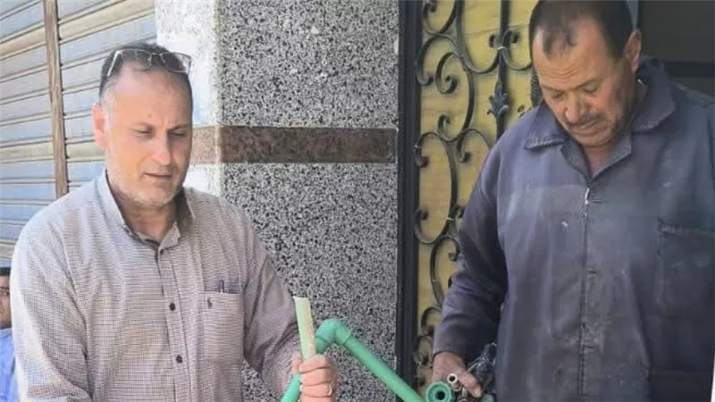 مياه البحيرة  تواصل حملاتها لضبط الوصلات المخالفة بدمنهور