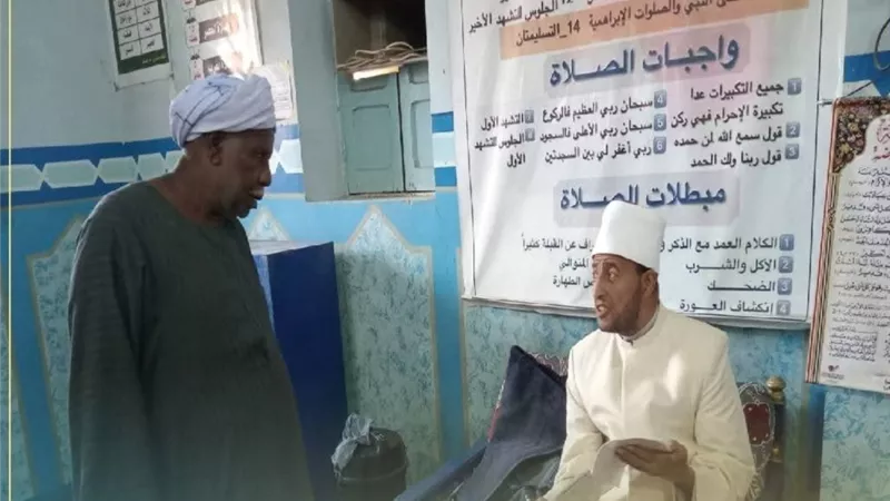 جولات تفتيشية بمساجد أسوان للتأكيد على الانضباط الدعوي والإداري