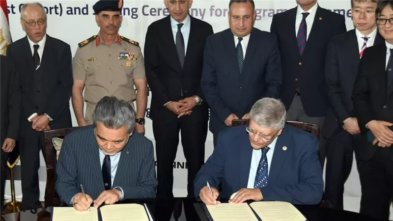 زيارة ميدانية لوفد من جامعة هيروشيما اليابانية للأكاديمية العسكرية المصرية 