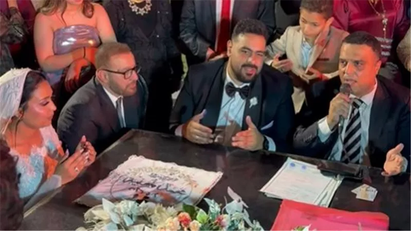 أحمد السقا وكيله.. نجم العتاولة الفنان محمد محسن يحتفل بيعقد قرانه |صور