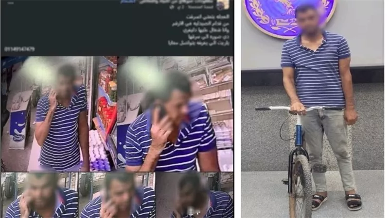 كشف لغز سرقة دراجة هوائية من أمام صيدلية بسوهاج.. وضبط المتهم  