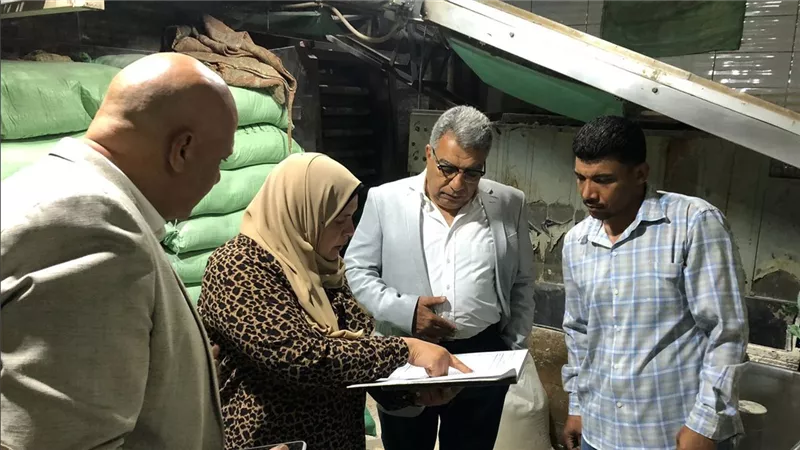 تخفيض حصة مخبز بقرية ميت عنتر بطلخا بسبب نقص وزن الرغيف