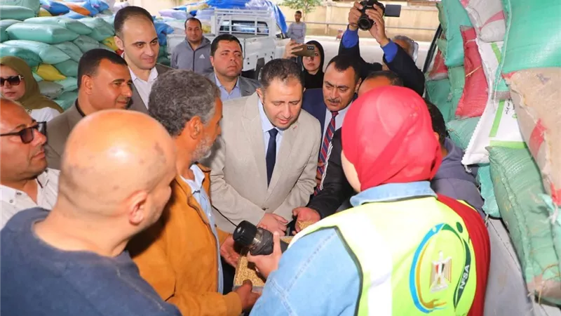 متابعة ميدانية لتوريد القمح بدمياط وتوجيهات بتيسير الإجراءات على المزارعين