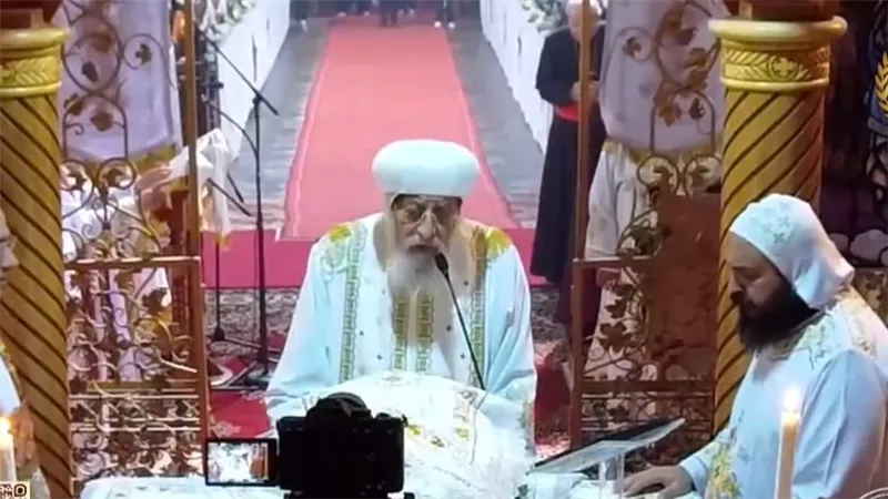 البابا تواضروس يترأس قداسا بفيينا ويؤكد: «المسيح هو ماء الحياة»