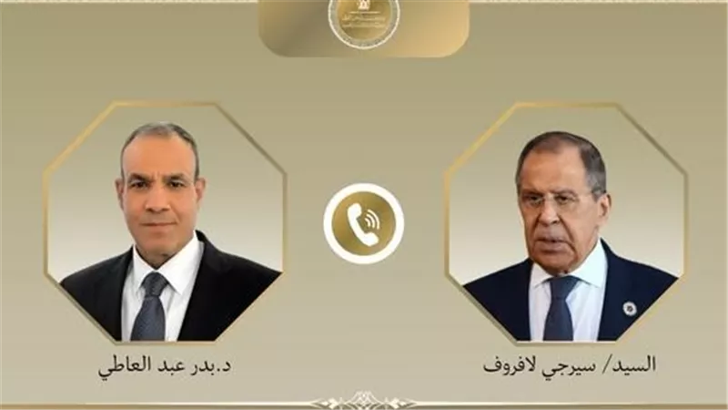 وزير الخارجية يبحث مع نظيره الروسي تعزيز الشراكة والتطورات الإقليمية
