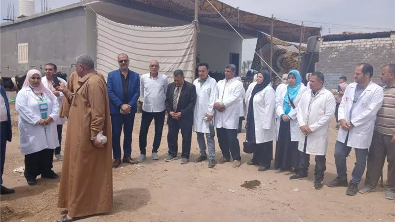 بيطري الشرقية يُنظم قافلة طبية بيطرية علاجية مجانية بمدينة صان الحجر