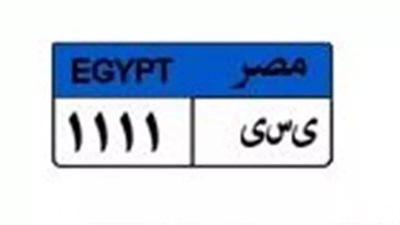 لوحة سيارة بسعر شقة.. مزاد «ى س ى 1111» يصل إلى 600 ألف جنيه