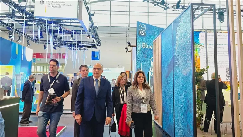 منال عوض تستعرض جهود مصر في الاقتصاد الدائري خلال IFAT 2026 بألمانيا