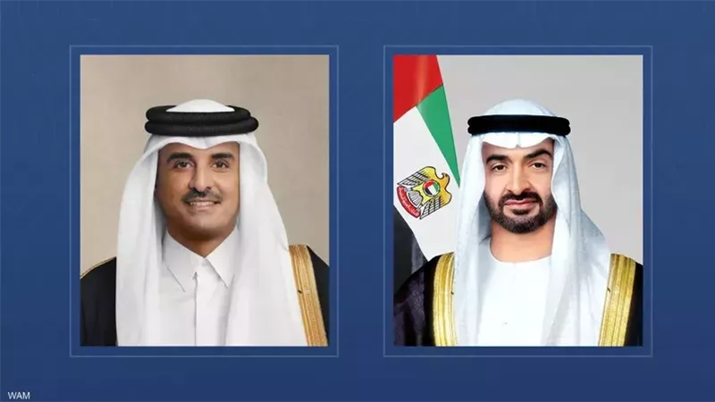 أمير قطر يؤكد تضامن بلاده مع الإمارات ضد الهجمات الإيرانية الأخيرة