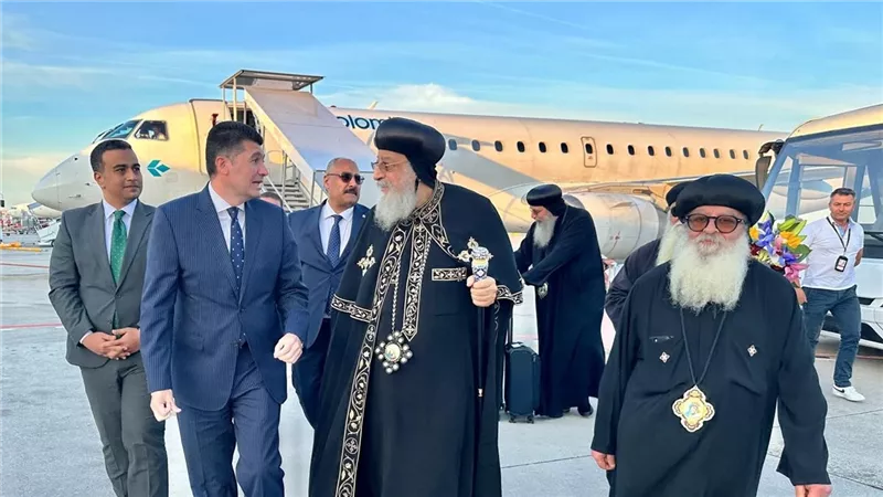 البابا  تواضروس الثاني يختتم زيارته للنمسا ويصل ڤينيسيا