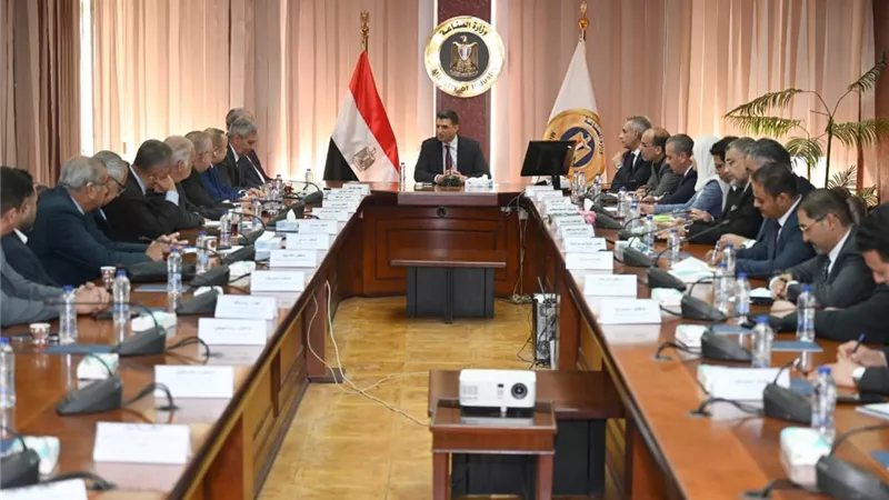 وزير الصناعة يبحث مع 