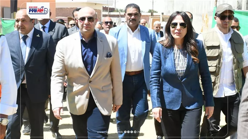 تخدم أكثر من 115 ألف نسمة وزيرة الإسكان ومحافظ الفيوم يتفقدان محطة معالجة صرف