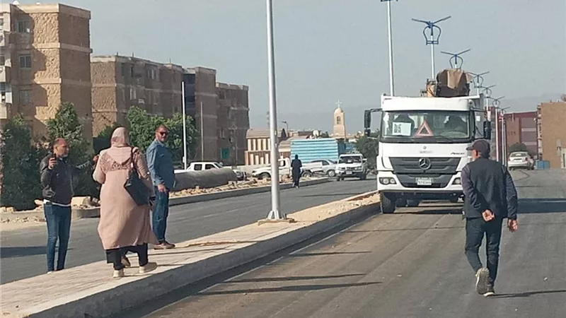 تطوير شامل بمدينة الصباح في السويس لرفع كفاءة الطرق والخدمات