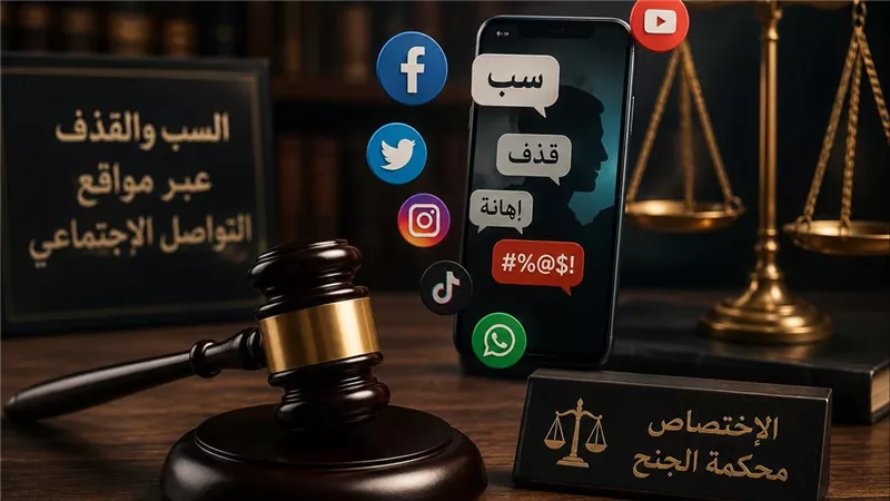 حكم قضائي يحدد الاختصاص في جرائم السب والقذف عبر السوشيال ميديا