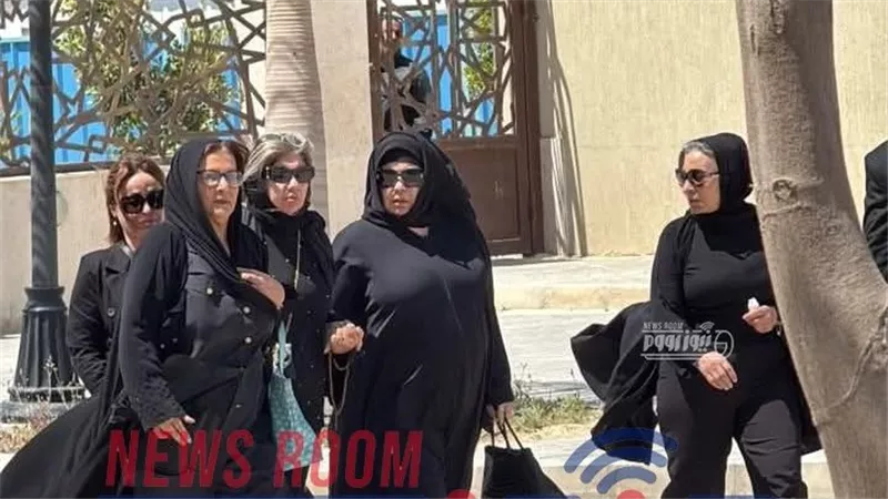 فيفي عبده تصل جنازة هاني شاكر: الأمير الطيب المحترم |صور 